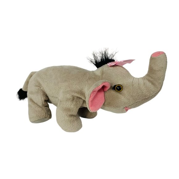 Ringling Brothers Elephant Baby April Plush 10" Trunk Up Stuffed Animal Souvenir - Picture 1 of 14